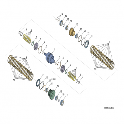 安百拓Epiroc ST7 地下鏟運(yùn)機(jī) 變速箱 軸  活塞密封 齒輪 軸承